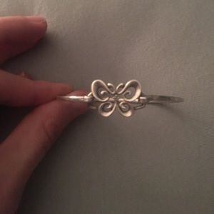 James Avery butterfly hook on bracelet